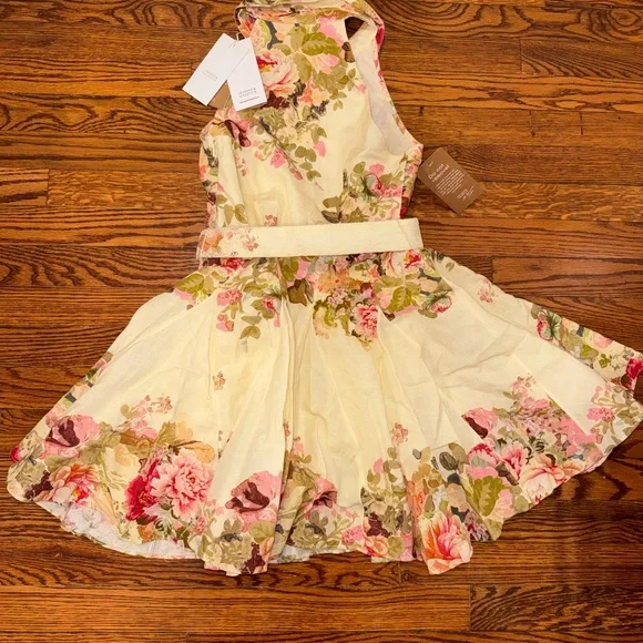 HEMANT & NANDITA Sama Dress (Floral Halter) - Picture 2 of 6